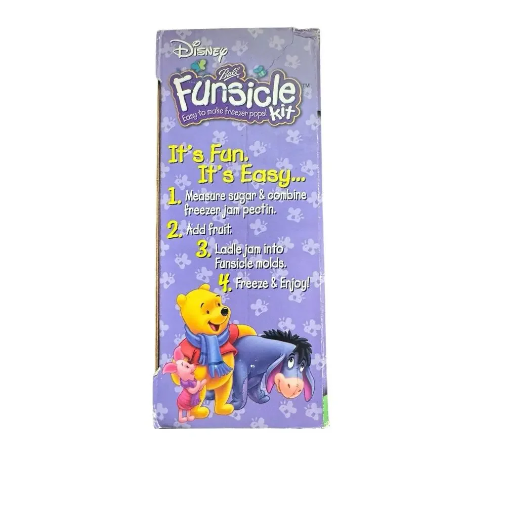 Disney Ball Funsicle freezer pops kit Winnie the Pooh New Vintage Rare